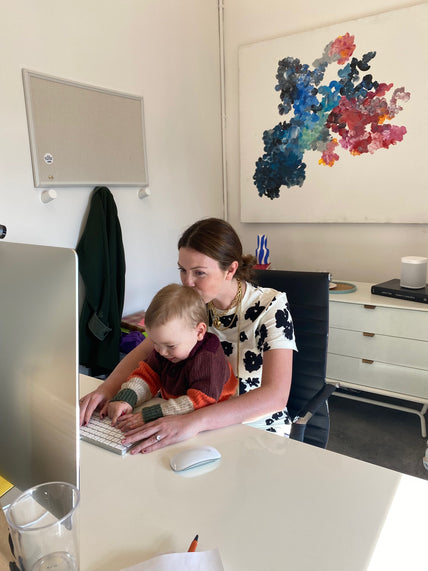 Tanya Taylor and her baby