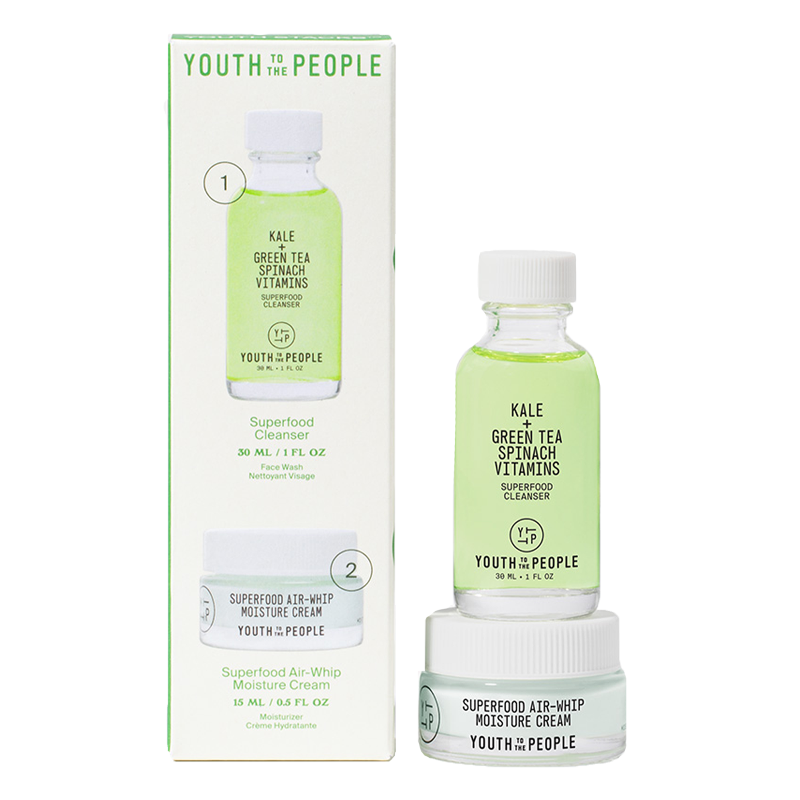 Daily Skin Health Kale + Green Tea Spinach Vitamins