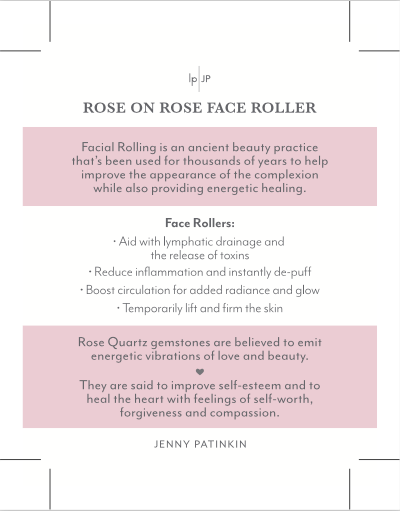Jenny Patinkin Rose on Rose Face Roller Skincare - Special Jenny Patinkin 